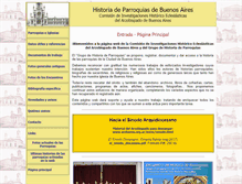 Tablet Screenshot of historiaparroquias.com.ar